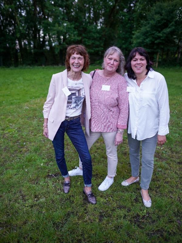 Petra Nührich, jetzt Burkandt, Elke Wenninga, jetzt Vogt, Petra Wemßen, jetzt Zarrath